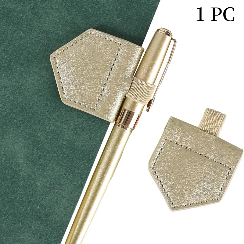 Bookmark Magnetic Clip - 1 Buah Penanda Buku Kulit PU
