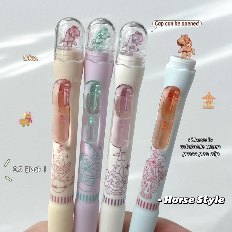 Pentel Pen Energel - 4 Buah Pena Gel Gaya Korsel