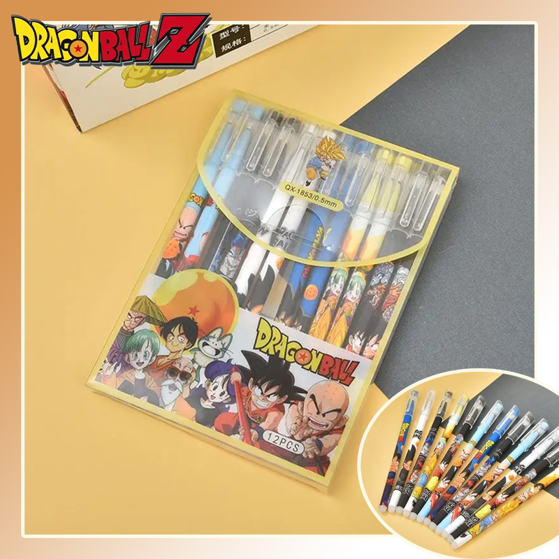 Office Supply Office Stationery Items - 12 Buah/Set Pena Gel Dragon Ball