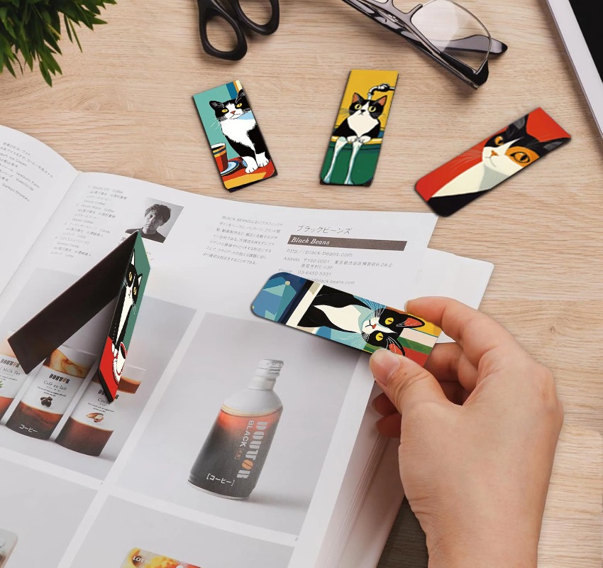 5 Buah Pembatas Buku Magnetik  - Office Supply Office Stationery Items ulasan dan harga