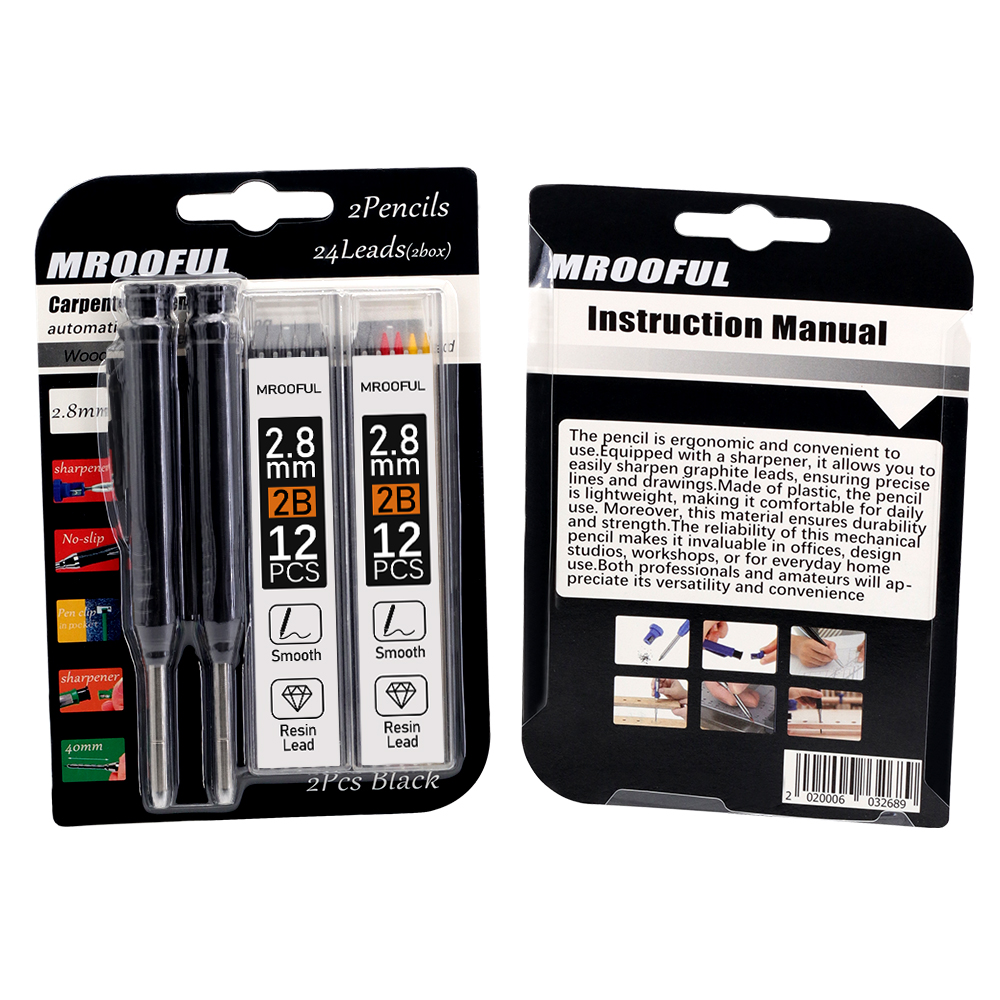 Set Pensil Mekanik Tukang Kayu - Mechanical Pencil Lead ulasan dan harga