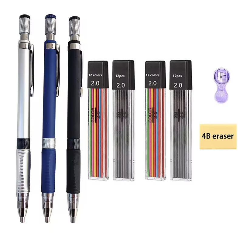 Set Pensil Mekanis 2.0mm denga - Mechanical Pencil Lead ulasan dan harga