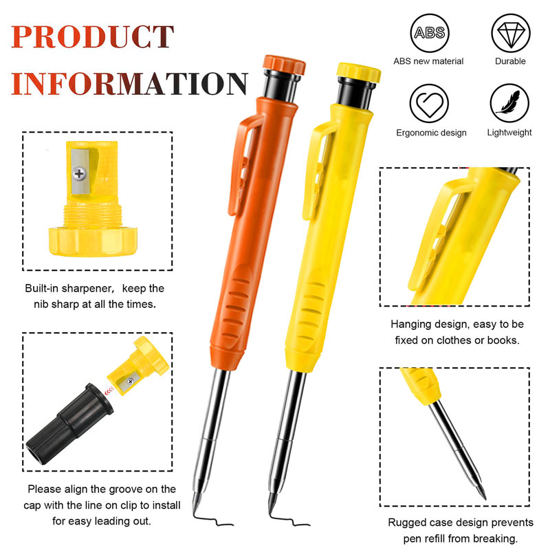 Set Pensil Mekanik Tukang Kayu - Mechanical Pencil Lead ulasan dan harga