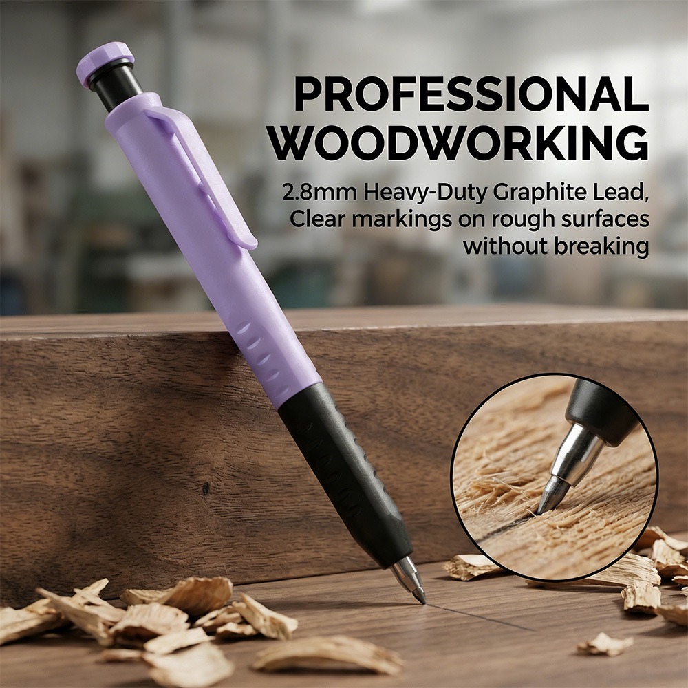 Pensil Tukang Kayu dengan Ujun - Mechanical Pencil Lead ulasan dan harga