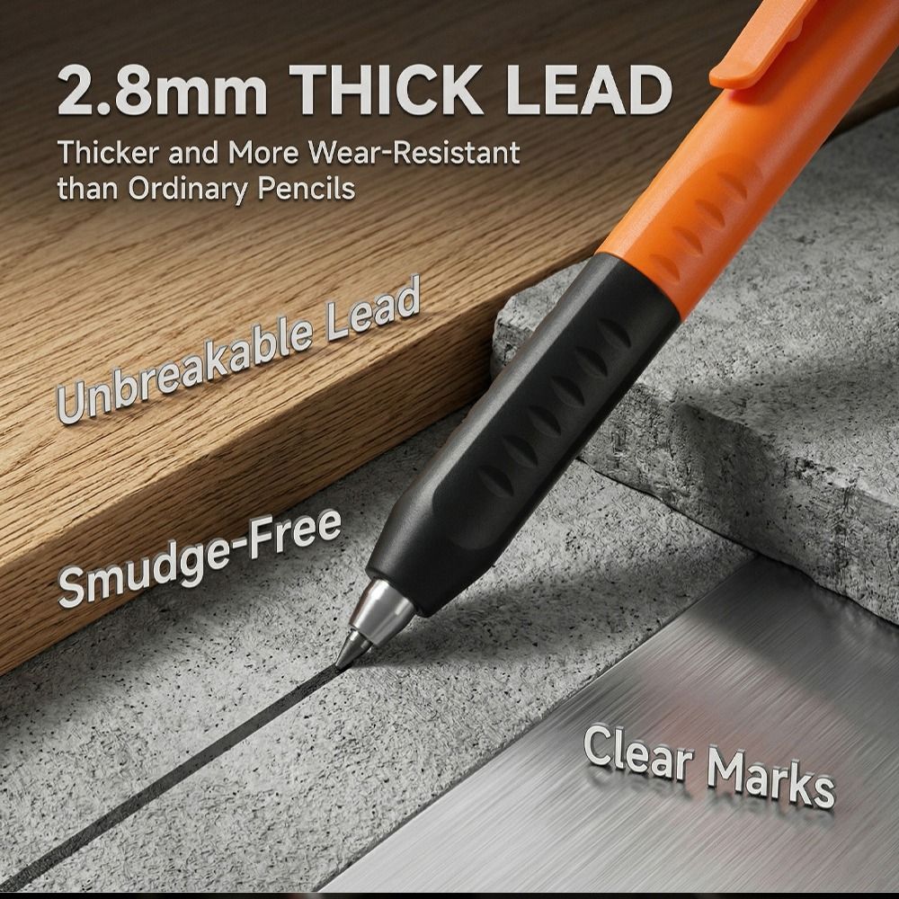 Pensil Tukang Kayu dengan Ujun - Mechanical Pencil Lead ulasan dan harga
