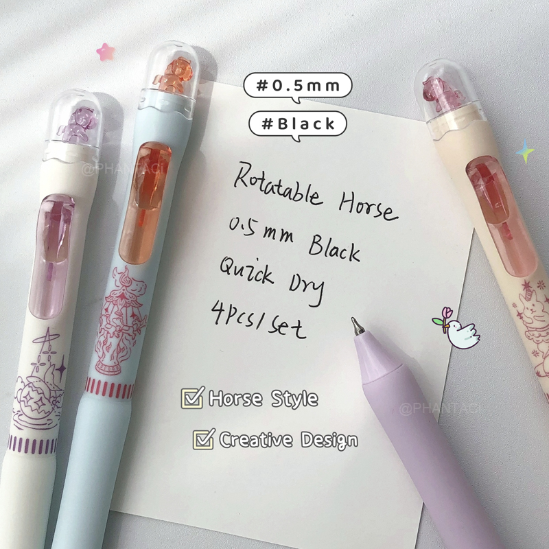 4 Buah Pena Gel Gaya Korsel Pe - Pentel Pen Energel ulasan dan harga