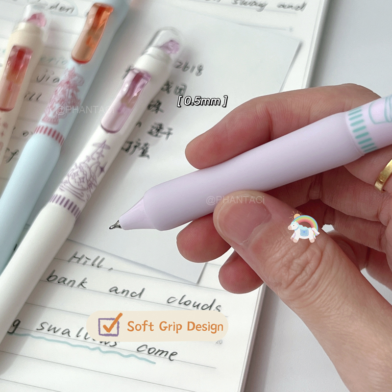 4 Buah Pena Gel Gaya Korsel Pe - Pentel Pen Energel ulasan dan harga