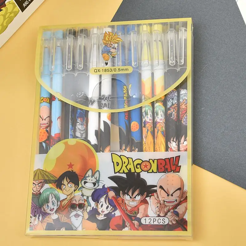 12 Buah/Set Pena Gel Dragon Ba - Office Supply Office Stationery Items ulasan dan harga